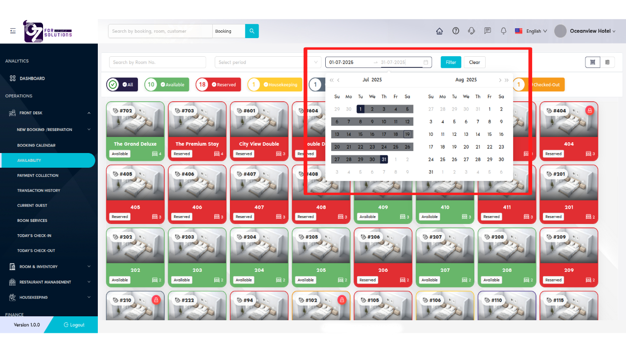 Select Start Date And End Date